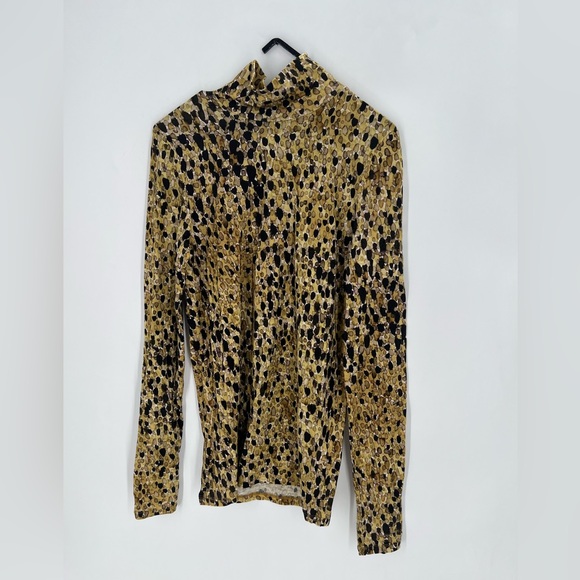 Cos Printed High Neck Long Sleeve Top - Picture 3 of 6